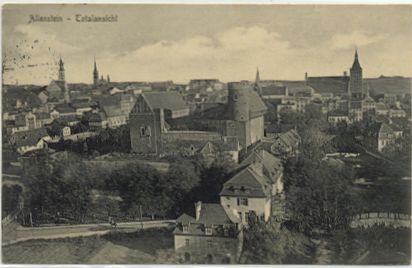 Olsztyn - General view 1916