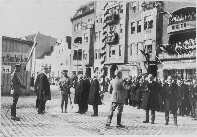 Elk - Visit of kaiser Wilhelm 1917