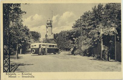 Memel - Restaurant Strandvilla 1941